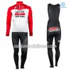Conjunto Maillot + Culotte largo con tirantes Invierno Termico 2018 Lotto Soudal N001